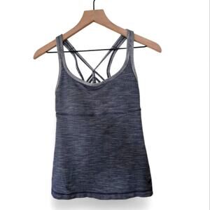 Prana Naturale Tank Top with Built-In Bra Size XS Blue